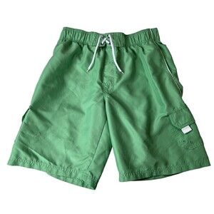 Trunks Surf & Swim Co Green Drawstring lined Swim Trunks Size Small